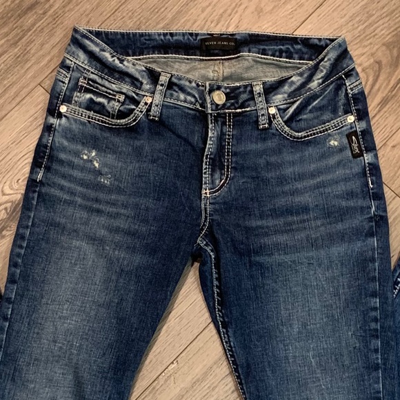 SILVER Avery Jeans NWOT - Picture 4 of 8